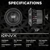 NVX VCW84v3 8 1300 Watt Max (650W RMS) Dual 4-Ohm VC-Series Car Subwoofer (VCW84 Version 3) view 3