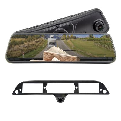 Brandmotion FVMR-1181 FullVUE Mirror Vision Camera System fits 2015-2025 F150 & 2017-2025 F250 F350 Super Duty | Full Touchscreen for Easy Adjustments | Automatic Brightness Adjustment