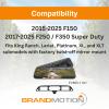 Brandmotion FVMR-1181 FullVUE Mirror Vision Camera System fits 2015-2025 F150 & 2017-2025 F250 F350 Super Duty | Full Touchscreen for Easy Adjustments | Automatic Brightness Adjustment view 3