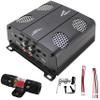Audiopipe 165 Watts Full Range Class D Mini Amplifier (APMOX-165.4), 4 Channel, Compact, Mosfet Circuitry, Cooling Fan, Remote Bass Knob, for Car, Motorcycle, Golf Cart, Off-Road Vehicles view 1