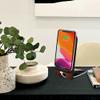 Cardinals Appear When Angels Are Near Cell Phone Stand Inspirational Dcor | Wood Mobile Tablet Holder Charging Station Organizer - 892086-DG view 3
