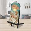 Bicycle by Sea Coastal Cell Phone Stand | Wood Mobile Tablet Holder Charging Station Organizer - 892079-DG view 1
