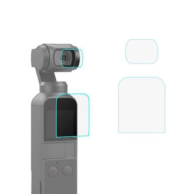 ABZEKH Drone Accessories 2pcs Pocket for Gimbal Camera Lens Screen Glass Films for DJI osmo Pocket for osmo Pocket 2 Camera Accessories (Color : for DJI Pocket 2)