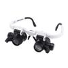 JUIYU Microscope Accessories Kit Wearing Pocket Microscope Jewelry Loupe with LED Lamp 8/15/23X Lens Microscope Slides view 1