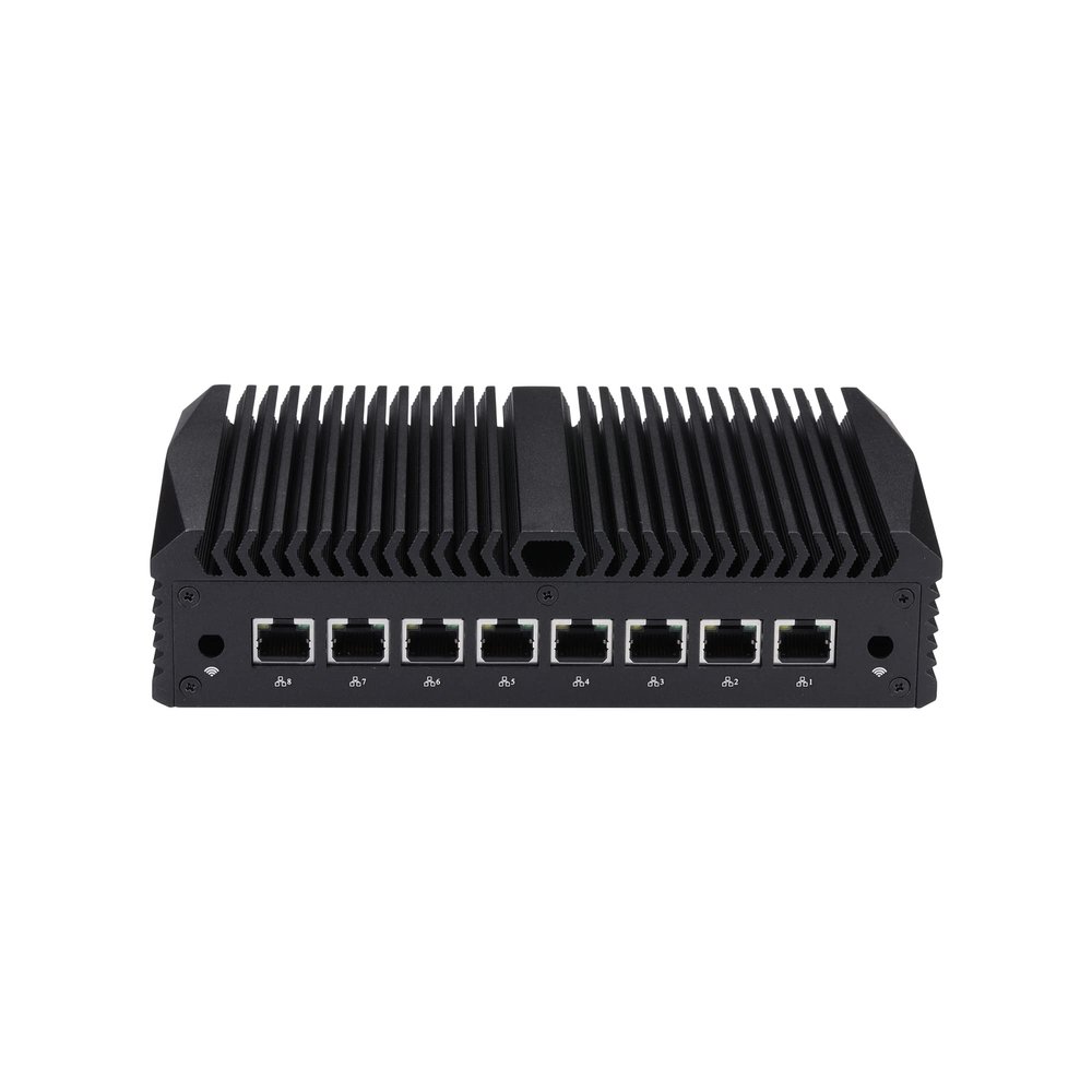 Tiny Router Q1052GE-S13 Intel Core i5-8260U,1.6GHz 15W AES-NI (8GB RAM 256GB SSD) 8 Intel I225-V 2.5 Gigabit LAN,Used As A Router/Firewall/Proxy 24/7