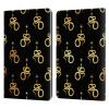 Head Case Designs Officially Licensed Haroulita Snake Celestial Gold Leather Wallet Case Compatible with Kindle Paperwhite 1/2 / 3 view 1