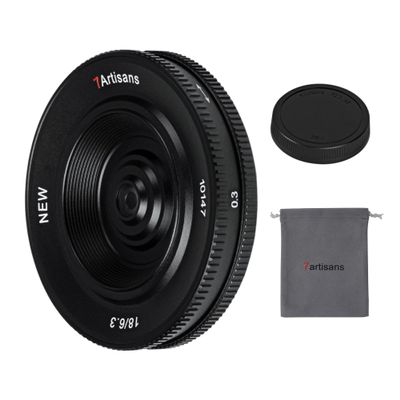 7artisans 18mm F6.3 Mark II Ultra-Thin APS-C Prime Lens Fit for Nikon Compact Mirrorless Cameras for Nikon Zfc, Z50, Z30