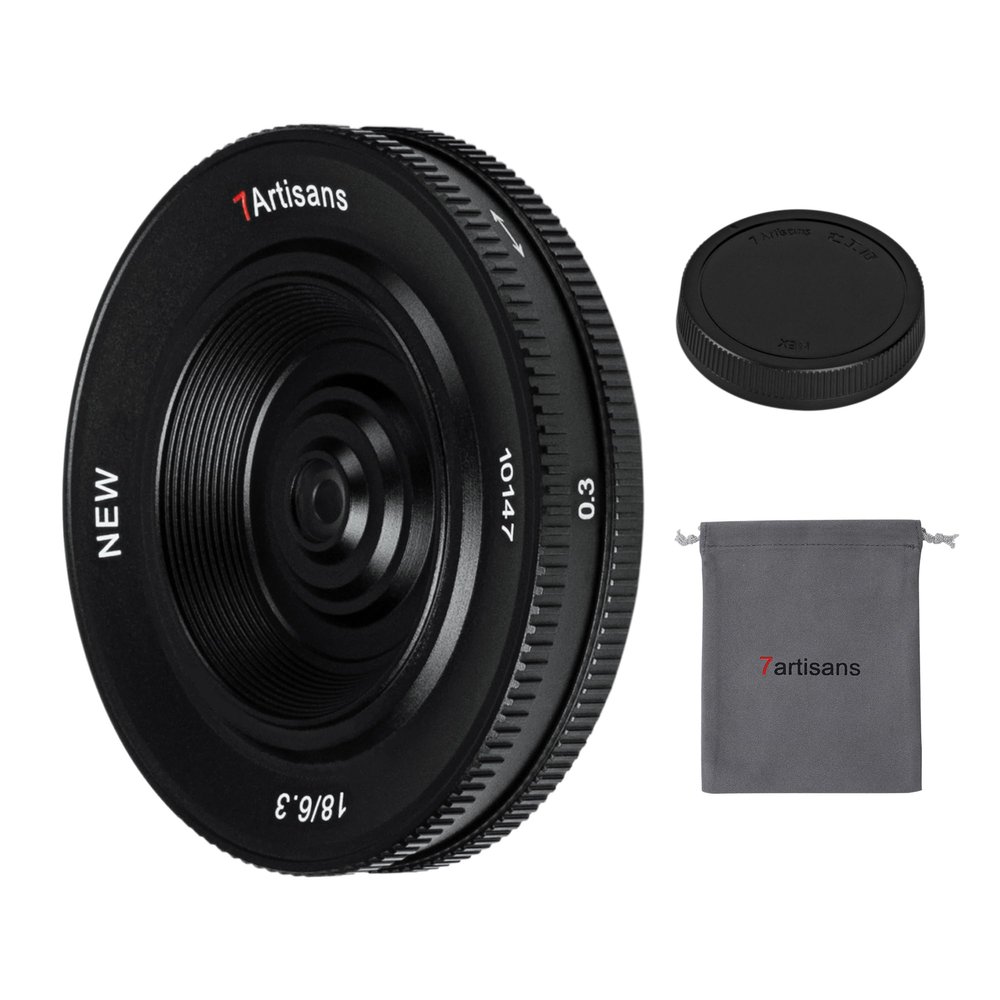 7artisans 18mm F6.3 Mark II Ultra-Thin APS-C Prime Lens Fit for Nikon Compact Mirrorless Cameras for Nikon Zfc, Z50, Z30