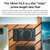 7artisans 18mm F6.3 Mark II Ultra-Thin APS-C Prime Lens Fit for Nikon Compact Mirrorless Cameras for Nikon Zfc, Z50, Z30 view 4