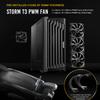 Antec Performance 1 FT, Full Tower, RTX40 Fully Compatible, Temp Display, 4 x Storm T3 PWM Fans, Type-C, Dual TG Side Panels, Removable Top Bracket, High Airflow Mesh Front Panel, E-ATX PC Gaming Case view 4