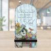 Serve the Lord Cell Phone Stand Inspirational Dcor | Wood Mobile Tablet Holder Charging Station Organizer - 892085-DG view 3