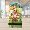Fall Gnome Cell Phone Stand Halloween Dcor | Wood Mobile Tablet Holder Charging Station Organizer - 892033 view 3