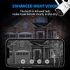 Septekon 2K Home Security Cameras, 4 Pack Wired WiFi Outdoor Security Cameras with Night Vision, Two-Way Audio, 2.4G WiFi, IP66, Motion Detection Alarm - P30 view 3