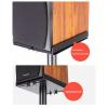 BNNP Entertainment Center Shelves Desktop Speaker Bracket Hand Lock Speaker Bracket Adjustable Lift Metal Floor Surround Desktop Monitor Ktv Audio Bracket Suitable for DVD Players, Cable Boxes view 3
