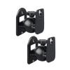BNNP Entertainment Center Shelves Speaker Wall Bracket Audio Bracket Surround Sound Wall Bracket Bracket Universal Rotating Small Speaker Rack 1 Pair Suitable for DVD Players, Cable Boxes view 1