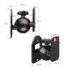 BNNP Entertainment Center Shelves Speaker Wall Bracket Audio Bracket Surround Sound Wall Bracket Bracket Universal Rotating Small Speaker Rack 1 Pair Suitable for DVD Players, Cable Boxes view 2