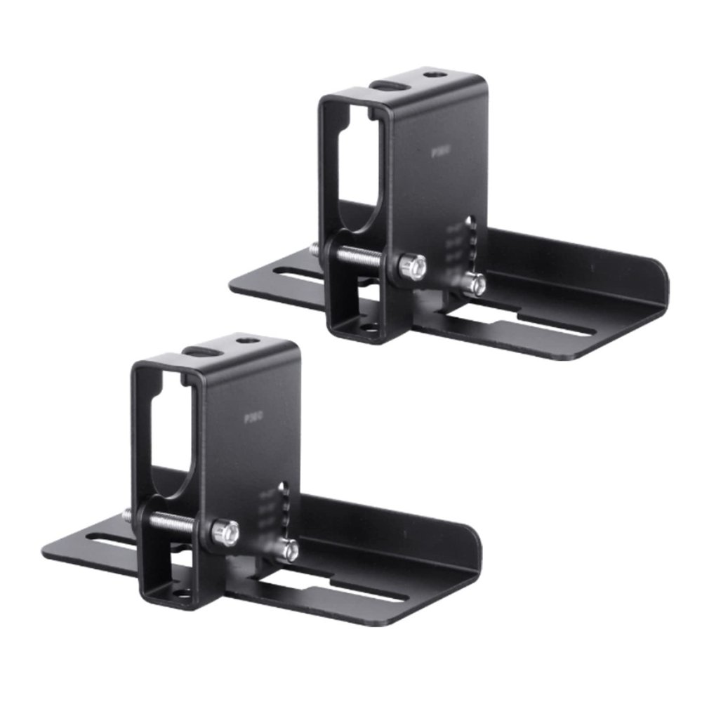 Entertainment Center Shelves Speaker Wall Mount Bracket Adjustable Swivel Tilt Speaker Mount Bracket Home Surround Sound Stereo Stand Suitable for DVD Players, Cable Boxes (Color : Brass)