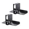 Entertainment Center Shelves Speaker Wall Mount Bracket Adjustable Swivel Tilt Speaker Mount Bracket Home Surround Sound Stereo Stand Suitable for DVD Players, Cable Boxes (Color : Brass) view 1