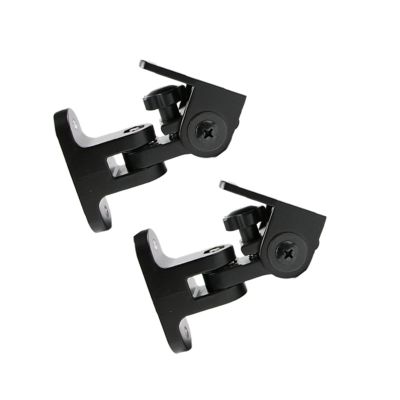 BNNP Entertainment Center Shelves Surround Speaker Hanger Speaker Bracket Wall Hanging 1 Pair of Rotating Zinc Alloy Audio Hanger Small Speaker Wall Bracket Suitable for DVD Players, Cable Boxes