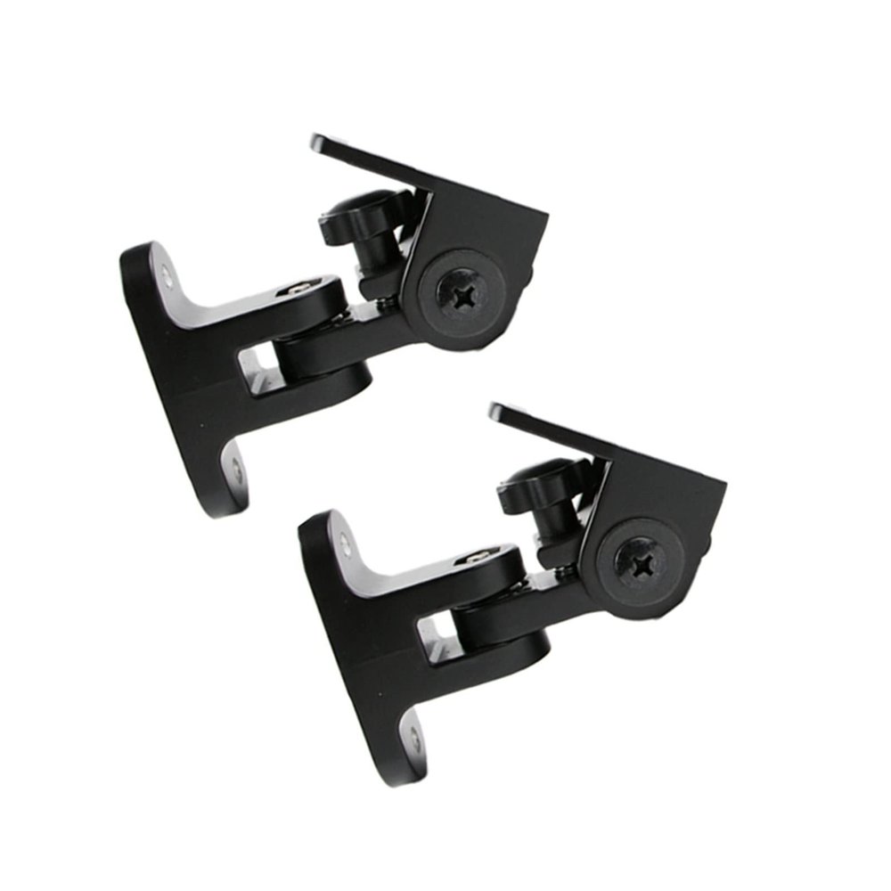 BNNP Entertainment Center Shelves Surround Speaker Hanger Speaker Bracket Wall Hanging 1 Pair of Rotating Zinc Alloy Audio Hanger Small Speaker Wall Bracket Suitable for DVD Players, Cable Boxes