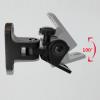 BNNP Entertainment Center Shelves Surround Speaker Hanger Speaker Bracket Wall Hanging 1 Pair of Rotating Zinc Alloy Audio Hanger Small Speaker Wall Bracket Suitable for DVD Players, Cable Boxes view 4