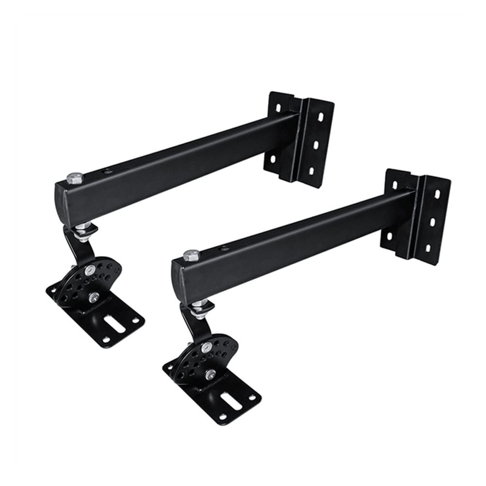 Entertainment Center Shelves Lengthened and Thickened Speaker Wall Mount Bracket Can Be Rotated And Can Be Adjusted To Tilt The Speaker Mounting Bracket Suitable for DVD players, cable boxes ( Color :