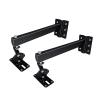 Entertainment Center Shelves Lengthened and Thickened Speaker Wall Mount Bracket Can Be Rotated And Can Be Adjusted To Tilt The Speaker Mounting Bracket Suitable for DVD players, cable boxes ( Color : view 1