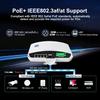 MokerLink Outdoor 6 Port Gigabit PoE Switch, 4 Gigabit PoE, 2 Gigabit SFP, 65W IEEE802.3af/at, IP65 Weatherproof Plug & Play Network Switch view 3