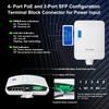 MokerLink Outdoor 6 Port Gigabit PoE Switch, 4 Gigabit PoE, 2 Gigabit SFP, 65W IEEE802.3af/at, IP65 Weatherproof Plug & Play Network Switch view 4