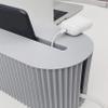 QXPDD Cable Tidy Box Cord Organizer Plug Board Storage Box Cable Wire Management Case Socket Wireless WiFi Router Bracelet Desktop Data Line Plug Holder Shelf,Blue view 4