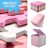 16 Tiles Foam Mats for Floor, 11.8 x 11.8 Square Interlocking Foam Tiles view 3