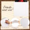 Outus 50 Pcs 12 Inch LP Vinyl Record Cover Outer Sleeves No Center Hole Blank Album Cover Bulk Paper Square Inner Sleeves Album Jackets for Vinyl Records LP CD Collection Storage, White view 3