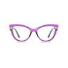Melrose Cat Eye Reading Glasses Anti Blue Light Reader Anti Eyestrain&UV (2pcs red&purple, 2.5, multiplier_x) view 3