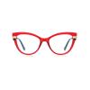 Melrose Cat Eye Reading Glasses Anti Blue Light Reader Anti Eyestrain&UV (2pcs red&purple, 2.5, multiplier_x) view 4