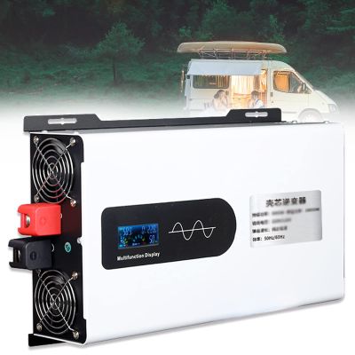 4500/5200/6600/10000W Pure Sine Wave Power Inverter 12/24/48/60/72/96V to 110V/220V Ac Converter Ac Outlets Car Inverter with LCD Display,Power Inverters for Vehicles,Rv,5200W-96Vto220V