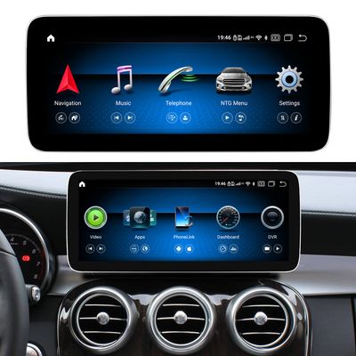 10.25inch Android12 Screen Display Upgrade CarPlay Monitor Multimedia Player for Mercedes Benz C GLC 2014-2018 C180 C200 C220 C250 C300 C350 C320 C63 W205 NTG5
