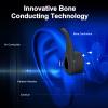 Tayogo Bone Conduction Headphones, Wireless Bluetooth Bone Conducting Earbuds, Open Ear Headset with Mic, for Running, Cycling, Yoga-Grey (Almost Like-New) view 4