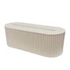 QXPDD Cable Tidy Box Cord Organizer Plug Board Storage Box Cable Wire Management Case Socket Wireless WiFi Router Bracelet Desktop Data Line Plug Holder Shelf,White view 2