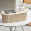 QXPDD Cable Tidy Box Cord Organizer Plug Board Storage Box Cable Wire Management Case Socket Wireless WiFi Router Bracelet Desktop Data Line Plug Holder Shelf,White view 4