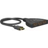 Goobay 58488 3 Port HDMI Switch with Status LEDs Ultra HD 3840 x 2160 pixels view 1