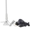 156MHz Marine VHF Radios Antenna for Boat Radios, 156-163MHz GMDSS, 7meters RG-58U Cable, Adjustable Ratchet, Nails view 2