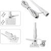 156MHz Marine VHF Radios Antenna for Boat Radios, 156-163MHz GMDSS, 7meters RG-58U Cable, Adjustable Ratchet, Nails view 3