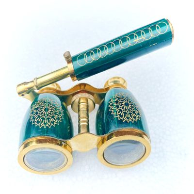 Opera Brass Glasses Binocular or Theater Glasses Binocular with 3X Magnification and Crystal Clear Optics for Kids, Adults, Lover, Parents, Friends and Women