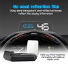 Head-Up Display, car HUD Display OBD2, Original Digital Universal Car HUD GPS Speedometer Peedometer Overspeed Alarm Windscreen Project for All Vehicles view 2