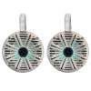 1 Pair (Qty 2) of Kicker 6.5" 2-Way 195 Watts Max Power Coaxial Marine Audio Multicolor LED Speakers with White Salt Water Grilles, 6.5" Marine Tower Speaker Enclosures (Pair) - White view 1