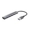 Trust Halyx USB Hub 4-Port USB-A 3.2 Gen 1, 5 Gbps Data Transfer Speed, Thin and Compact Data Hub, Plug & Play, Slim Portable USB Splitter for Computer, PC, Desktop, Laptop, MacBook view 1