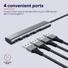 Trust Halyx USB Hub 4-Port USB-A 3.2 Gen 1, 5 Gbps Data Transfer Speed, Thin and Compact Data Hub, Plug & Play, Slim Portable USB Splitter for Computer, PC, Desktop, Laptop, MacBook view 2