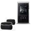 BoxWave Case Compatible with Astell & Kern A&Futura SE180 - SoftSuit with Pocket, Soft Pouch Neoprene Cover Sleeve Zipper Pocket - Jet Black with Grey Trim view 1