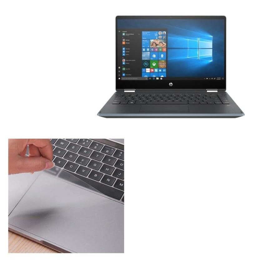 BoxWave Touchpad Protector Compatible with HP Pavilion 14-DH1000 (14 in) - ClearTouch for Touchpad (2-Pack), Pad Protector Shield Cover Film Skin