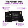 Wipex Touch Screen Wipes for Electronics - Electronic Wipes & Car Screen Cleaner - 24 Individually Wrapped, Large Soft Screen Cleaner Wipes for Laptop, iPhone, Auto Touchscreens, Glasses (3 Pack) view 4